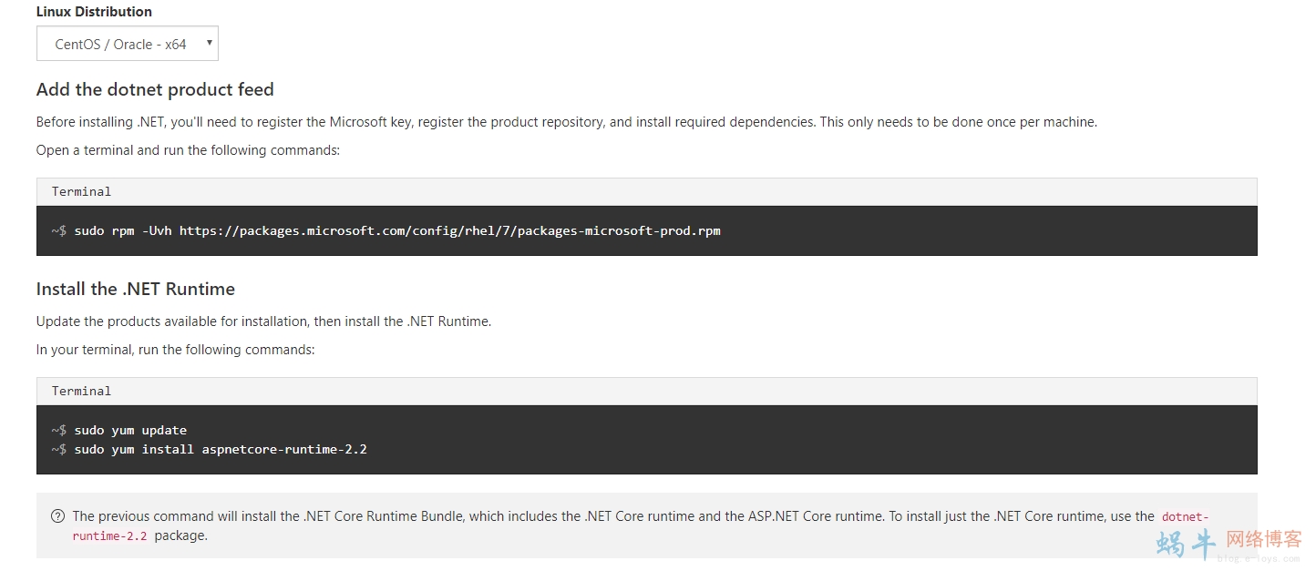 .net core 部署CentOS7(三)--CentOS7下载并安装.NET core SDK（软件开发工具包）